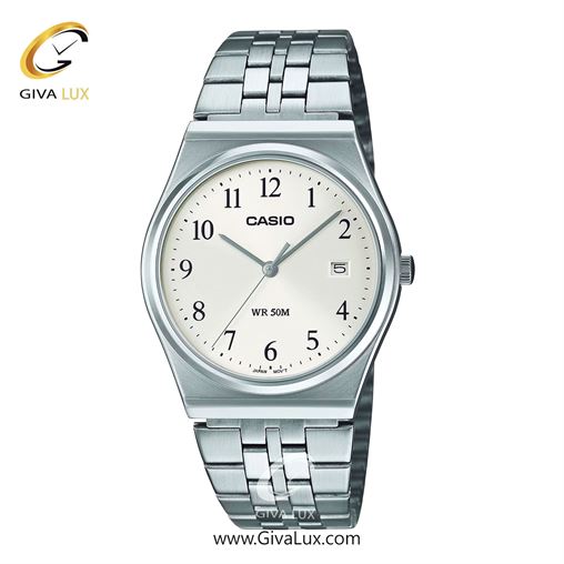 ساعت مچی اورجینال مردانه کاسیو Casio نقره ای | نقره ای| کرم| کد رفرنس MTP-B145D-7BVDF
