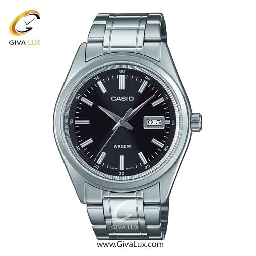 ساعت مچی اورجینال مردانه کاسیو Casio نقره ای | نقره ای| مشکی| کد رفرنس MTP-B180D-1A1VDF