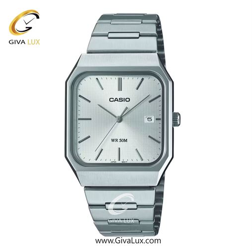 ساعت مچی اورجینال مردانه کاسیو Casio نقره ای | نقره ای| نقره ای| کد رفرنس MTP-B185D-7AVDF
