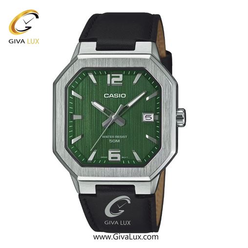ساعت مچی اورجینال مردانه کاسیو Casio نقره ای | مشکی| سبز یشمی تیره| کد رفرنس MTP-B195L-3AVDF MTP-B195L-3AVDF.jpg