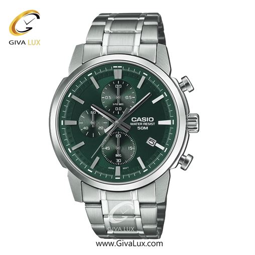ساعت مچی اورجینال مردانه کاسیو Casio سه موتوره کرنوگراف نقره ای | نقره ای| مشکی| کد رفرنس MTP-E510D-1A1VDF MTP-E510D-3AVDF.jpg