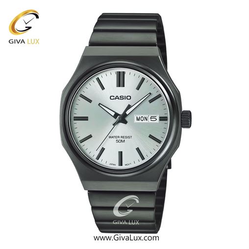 ساعت مچی اورجینال مردانه کاسیو Casio تیتانیوم | تیتانیوم(زغالی)| نقره ای| کد رفرنس MTP-E735B-7AVDF