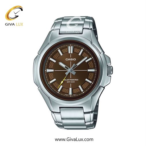 ساعت مچی اورجینال مردانه کاسیو Casio نقره ای | نقره ای| قهوه ای| کد رفرنس MTP-RS100D-5AVDF