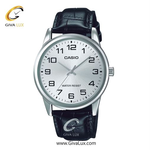 ساعت مچی اورجینال مردانه کاسیو Casio نقره ای | مشکی| نقره ای| کد رفرنس MTP-V001L-7BUDF