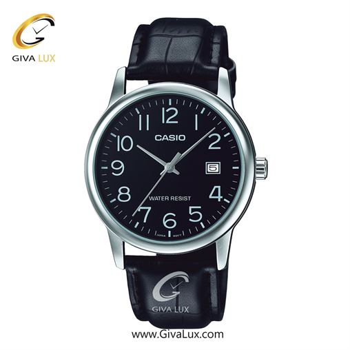ساعت مچی اورجینال مردانه کاسیو Casio نقره ای | مشکی| مشکی| کد رفرنس MTP-V002L-1BUDF