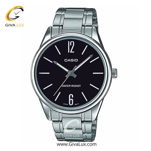 ساعت مچی اورجینال مردانه کاسیو Casio نقره ای | نقره ای| مشکی| کد رفرنس MTP-V005D-1B5UDF MTP-V005D-1BUDF.jpg