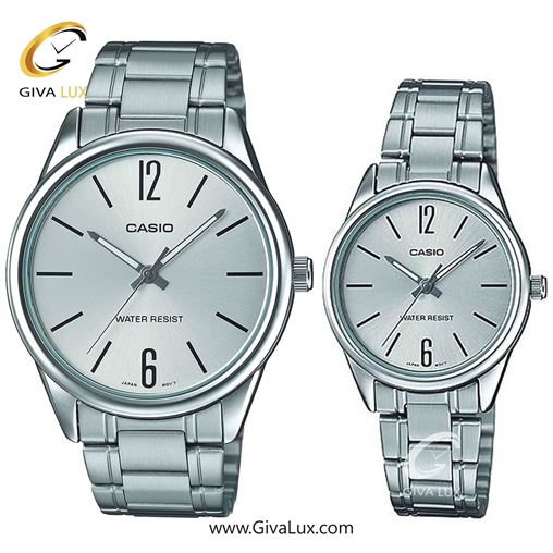 ساعت مچی اورجینال ست کاسیو Casio نقره ای | نقره ای| مشکی| کد رفرنس مردانه: MTP-V005D-1BUDF، زنانه: LTP-V005D-1BUDF MTP-V005D-7BUDF--LTP-V005D-7BUDF.jpg