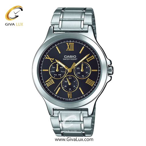 ساعت مچی اورجینال مردانه کاسیو Casio سه موتوره کرنوگراف نقره ای | نقره ای| نقره ای| کد رفرنس MTP-V300D-7A MTP-V300D-1A2UDF.jpg