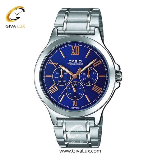 ساعت مچی اورجینال مردانه کاسیو Casio سه موتوره فول تایم نقره ای | نقره ای| مشکی| کد رفرنس MTP-V300D-1A2UDF MTP-V300D-2AUDF.jpg
