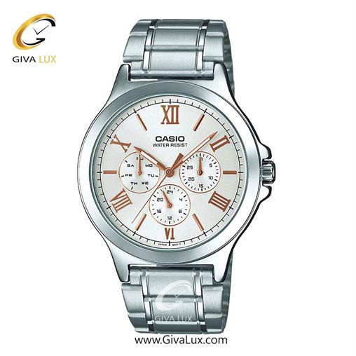 ساعت مچی اورجینال مردانه کاسیو Casio سه موتوره فول تایم نقره ای | نقره ای| آبی کاربنی| کد رفرنس MTP-V300D-2AUDF MTP-V300D-7A2UDF.jpg