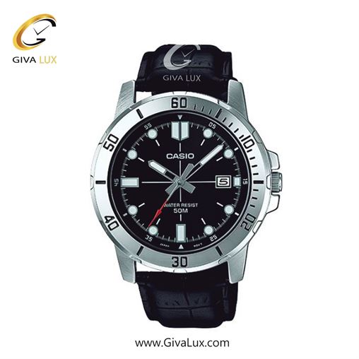 ساعت مچی اورجینال مردانه کاسیو Casio نقره ای | مشکی| مشکی| کد رفرنس MTP-VD01L-1EVUDF