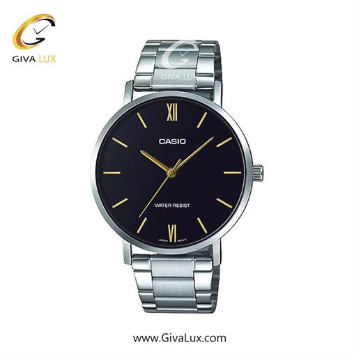 ساعت مچی اورجینال مردانه کاسیو Casio نقره ای | نقره ای| مشکی| کد رفرنس MTP-VT01D-1BUDF