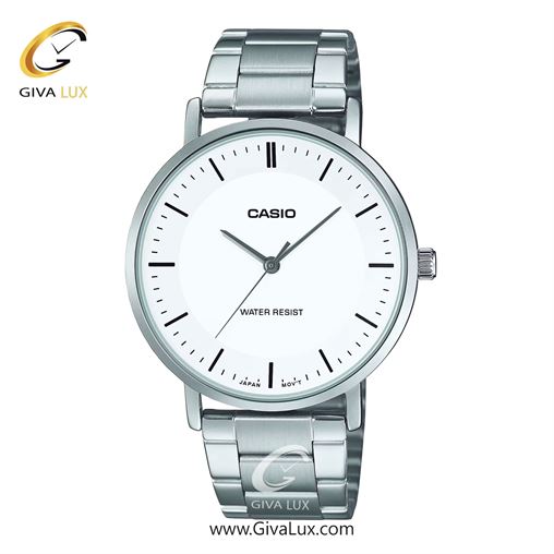 ساعت مچی اورجینال مردانه کاسیو Casio نقره ای | نقره ای| سفید| کد رفرنس MTP-VT04D-7EDF