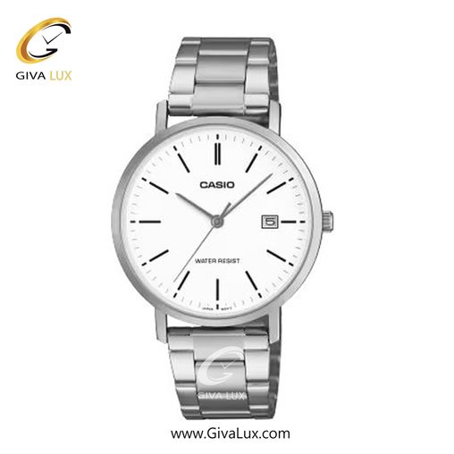 ساعت مچی اورجینال مردانه کاسیو CASIO نقره ای | نقره ای| سفید| کد رفرنس MTP-VT05D-7EDF