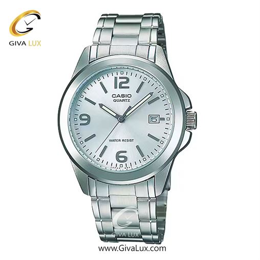 ساعت مچی اورجینال مردانه کاسیو Casio نقره ای | نقره ای| نقره ای| کد رفرنس MTP-1215A-7A
