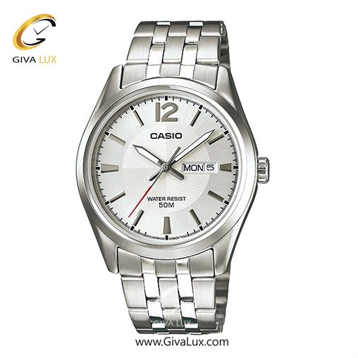 ساعت مچی اورجینال مردانه کاسیو Casio نقره ای | نقره ای| نقره ای| کد رفرنس MTP-1335D-7A