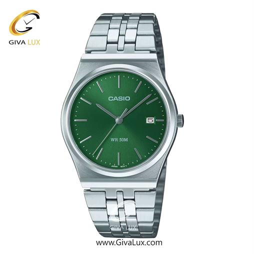 ساعت مچی اورجینال مردانه کاسیو Casio نقره ای | نقره ای| سبز| کد رفرنس MTP-B145D-3AVDF
