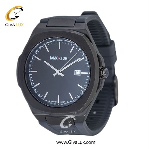 ساعت مچی اورجینال مردانه مکس فورت (MAXFORT) مشکی | آبی خاکستری| آبی خاکستری| کد رفرنس MX-9008G
