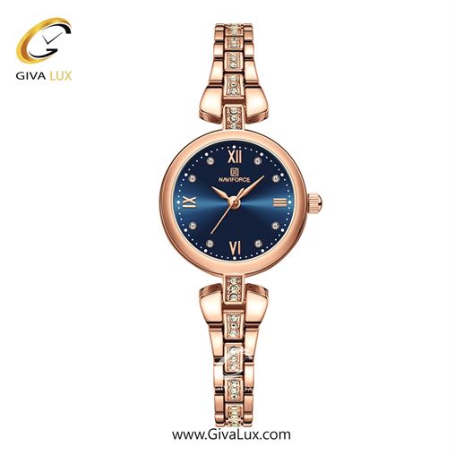 ساعت مچی اورجینال ناوی فورس زنانه طلایی | طلایی | طلایی | کد رفرنس NF5034 NF5034-RGBE.jpg