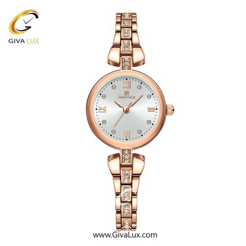 ساعت مچی اورجینال ناوی فورس زنانه رزگلد | رزگلد | سبز | کد رفرنس NF5034 NF5034-RGW.jpg