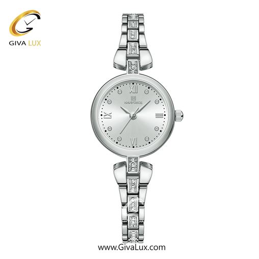 ساعت مچی اورجینال ناوی فورس زنانه رزگلد | رزگلد | سفید | کد رفرنس NF5034 NF5034-SW.jpg