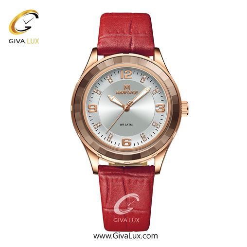 ساعت مچی اورجینال زنانه ناوی فورس|Naviforce|نوی فورس|نیوی فورس رزگلد | عسلی| نقره ای| کد رفرنس NF5040 RG/W/BN NF5040-RGWR.jpg