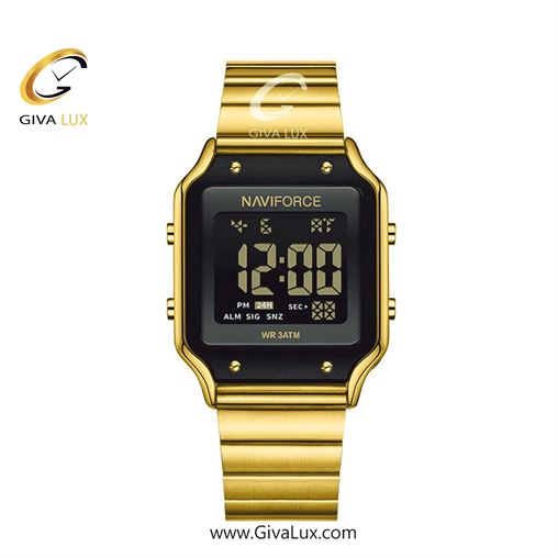 ساعت مچی اورجینال زنانه ناوی فورس|Naviforce|نوی فورس|نیوی فورس نقره ای | نقره ای| مشکی| کد رفرنس NF5046 S/B/S NF5046_G_B_G_2.jpg