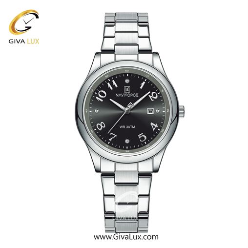 ساعت مچی اورجینال زنانه ناوی فورس|Naviforce|نوی فورس|نیوی فورس نقره ای | نقره ای| نقره ای| کد رفرنس NF5059 S/W NF5059-SB.jpg