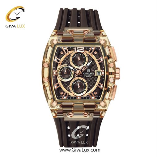 ساعت مچی اورجینال ناوی فورس مردانه سه موتوره کرنوگراف قرمز | قرمز | مشکی | کد رفرنس NF7105-R/B/R NF7105-RGCERG.jpg