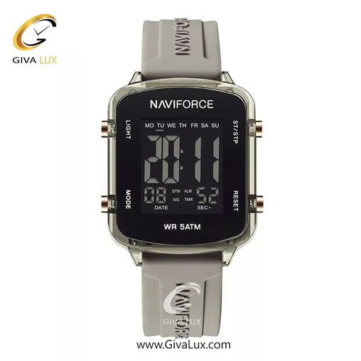 ساعت مچی اورجینال یونیسکس-اسپرت ناوی فورس|Naviforce|نوی فورس|نیوی فورس مشکی | قرمز| مشکی| کد رفرنس NF7120 R/R NF7120-GYGY.jpg