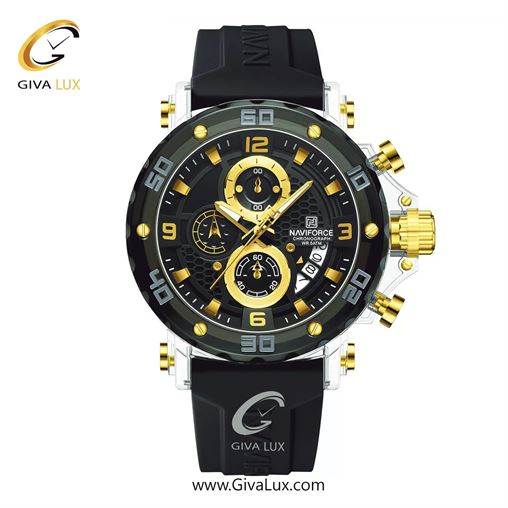 ساعت مچی اورجینال مردانه ناوی فورس|Naviforce|نوی فورس|نیوی فورس سه موتوره کرنوگراف مشکی-رزگلد | مشکی| مشکی| کد رفرنس NF7123 RG/Y/B NF7123-SGB.jpg