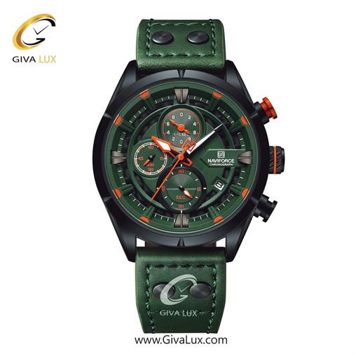 ساعت مچی اورجینال ناوی فورس مردانه سه موتوره کرنوگراف مشکی | مشکی | مشکی | کد رفرنس NF8045-B/B/B NF8045-BGNGN.jpg