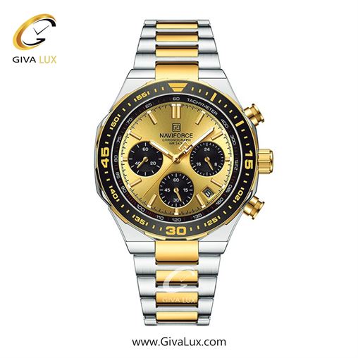ساعت مچی اورجینال مردانه ناوی فورس|Naviforce|نوی فورس|نیوی فورس سه موتوره کرنوگراف ||| NF8049-SGG.jpg