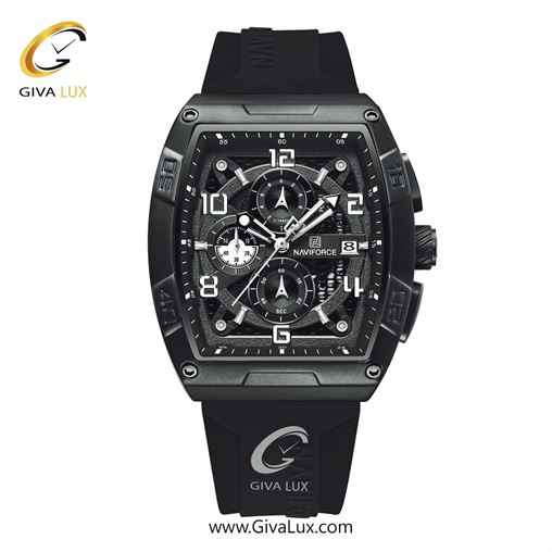 ساعت مچی اورجینال مردانه ناوی فورس|Naviforce|نوی فورس|نیوی فورس سه موتوره کرنوگراف مشکی | سبز| مشکی-سبز| کد رفرنس NF8052-B/GN/GN NF8052-BWB.jpg