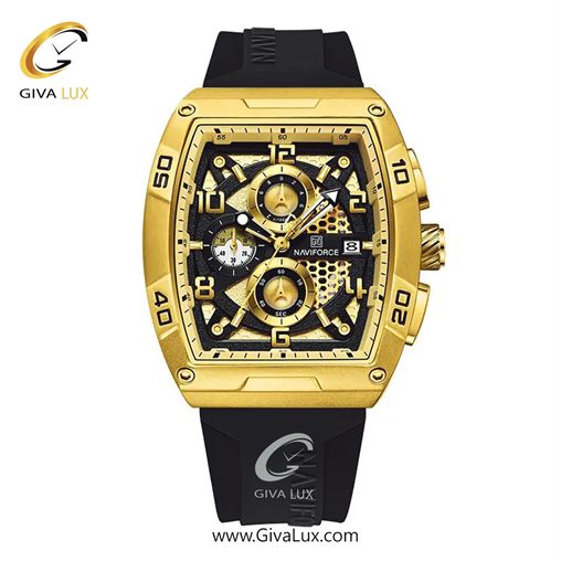 ساعت مچی اورجینال ناوی فورس مردانه سه موتوره کرنوگراف مشکی-نقره ای | مشکی | مشکی | کد رفرنس NF8019-S/B/B NF8052-GGB.jpg