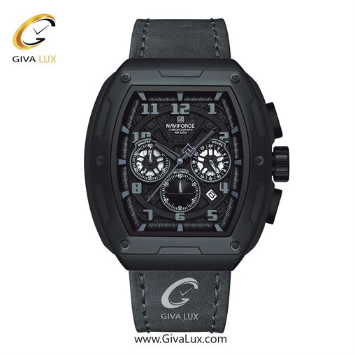 ساعت مچی اورجینال مردانه ناوی فورس|Naviforce|نوی فورس|نیوی فورس سه موتوره کرنوگراف مشکی | قهوه ای| مشکی| کد رفرنس NF8053 B/Y/D.BN NF8053-BGYGY.jpg