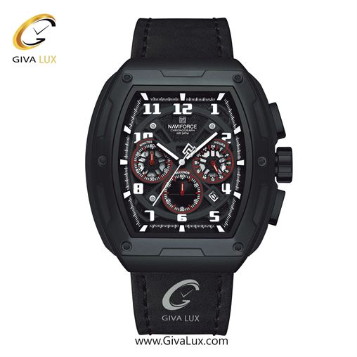ساعت مچی اورجینال مردانه ناوی فورس|Naviforce|نوی فورس|نیوی فورس سه موتوره کرنوگراف نقره ای | مشکی| مشکی| کد رفرنس NF8053 S/W/B NF8053-BWB.jpg