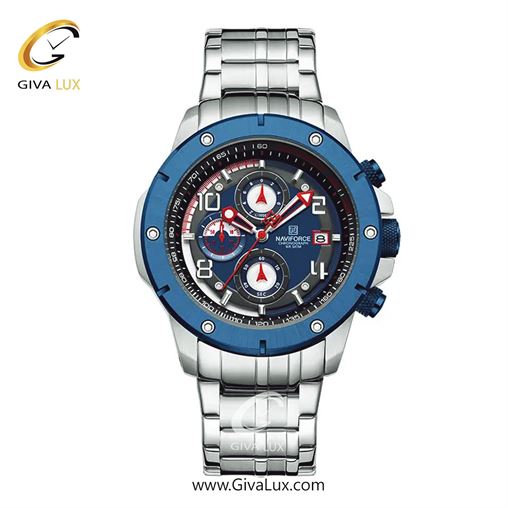 ساعت مچی اورجینال ناوی فورس مردانه سه موتوره کرنوگراف طلایی | طلایی | طلایی | کد رفرنس NF8056-G/G/G NF8056-SBES.jpg