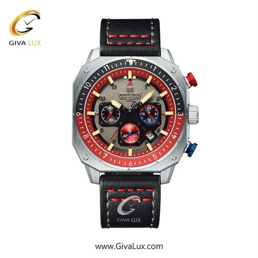 ساعت مچی اورجینال مردانه ناوی فورس|Naviforce|نوی فورس|نیوی فورس سه موتوره کرنوگراف ||| NF8057-SRB.jpg
