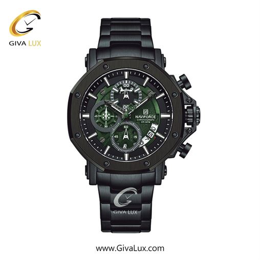 ساعت مچی اورجینال مردانه ناوی فورس|Naviforce|نوی فورس|نیوی فورس سه موتوره کرنوگراف ||| NF8065-BGNB.jpg