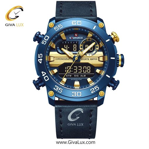 ساعت مچی اورجینال مردانه ناوی فورس|Naviforce|نوی فورس|نیوی فورس دو زمانه مشکی | مشکی| سفید| کد رفرنس NF9235 B/W/B NF9235_BE_BE_BE.jpg