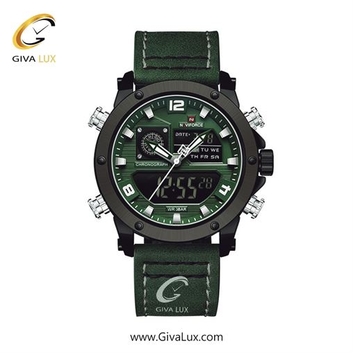 ساعت مچی اورجینال مردانه ناوی فورس|Naviforce|نوی فورس|نیوی فورس سه موتوره فول تایم ||| NF9236-BGNGN.jpg