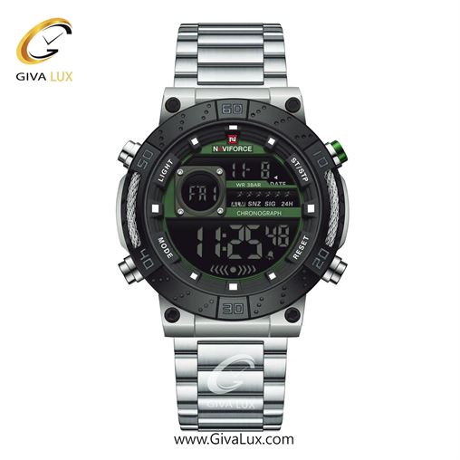 ساعت مچی اورجینال مردانه ناوی فورس|Naviforce|نوی فورس|نیوی فورس نقره ای-مشکی | نقره ای| مشکی| کد رفرنس NF9241 S/B/S NF9241-SGNS.jpg