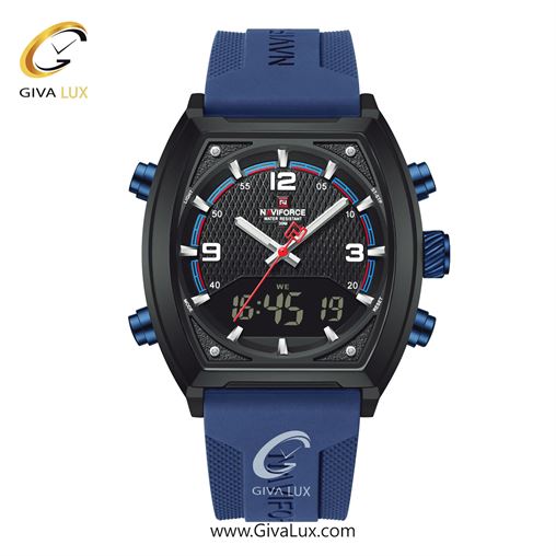 ساعت مچی اورجینال مردانه-اسپرت ناوی فورس|Naviforce|نوی فورس|نیوی فورس دو زمانه طلایی | مشکی| مشکی| کد رفرنس NF9242 G/W/B NF9242-BWD.BE.jpg