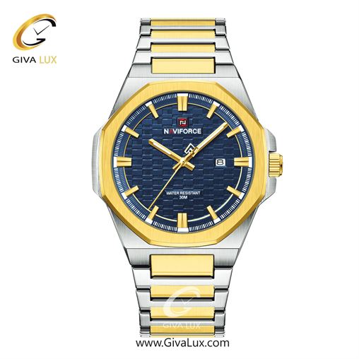 ساعت مچی اورجینال مردانه ناوی فورس|Naviforce|نوی فورس|نیوی فورس نقره ای | نقره ای| مشکی| کد رفرنس NF9245 S/B/S NF9245-SBEG.jpg