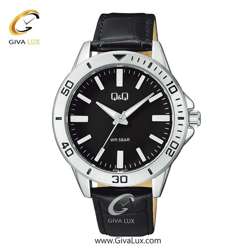 ساعت مچی اورجینال مردانه کیو اند کیو Q&Q نقره ای | مشکی| مشکی| کد رفرنس Q28B-006PY