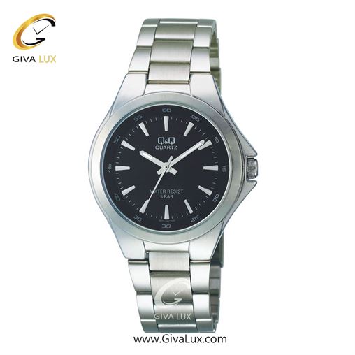 ساعت مچی اورجینال مردانه کیو اند کیو Q&Q نقره ای | نقره ای| مشکی| کد رفرنس Q618J202Y