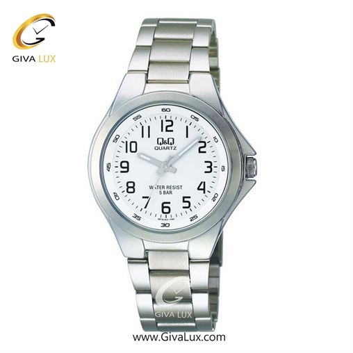 ساعت مچی اورجینال مردانه کیو اند کیو Q&Q نقره ای | نقره ای| سفید| کد رفرنس Q618J204Y