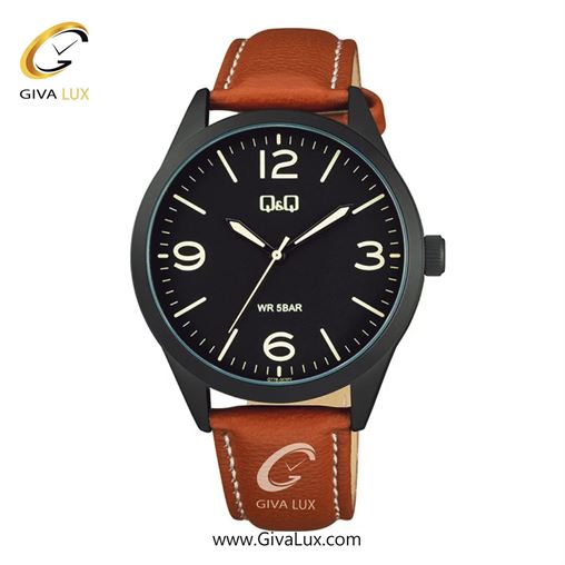 ساعت مچی اورجینال مردانه کیو اند کیو Q&Q مشکی | عسلی| مشکی| کد رفرنس Q77B-003PY