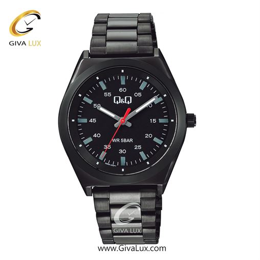 ساعت مچی اورجینال مردانه کیو اند کیو Q&Q مشکی | مشکی| مشکی| کد رفرنس Q80B-005PY